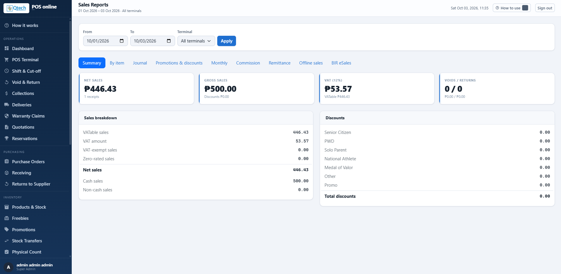 Web POS